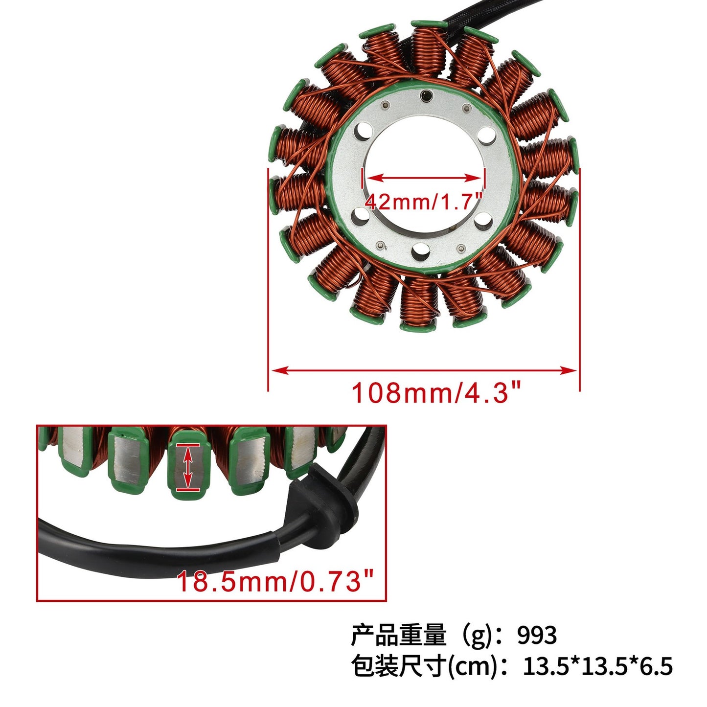 Magneto Generator Stator Coil for KTM 790 Adventure R, 890 Duke R, 790 Duke