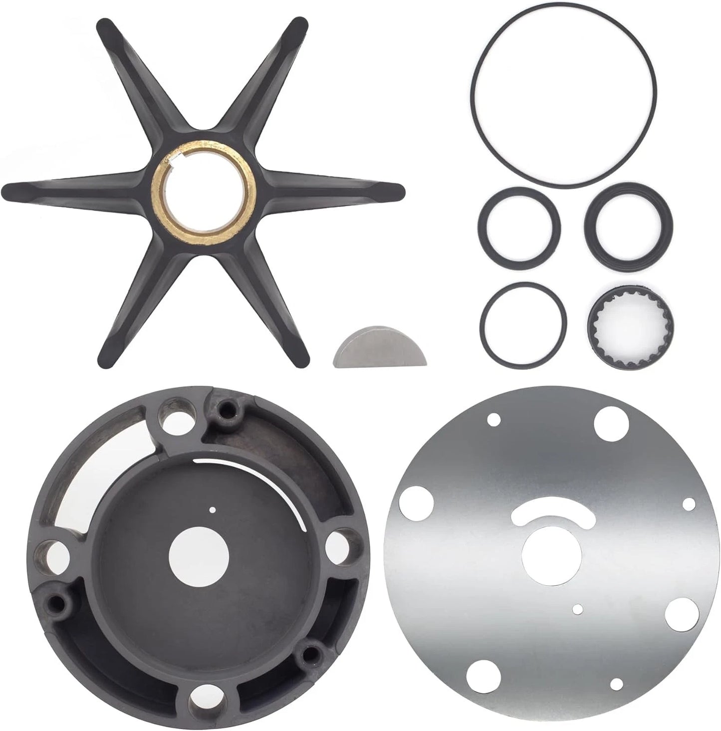 Water Pump Impeller Kit for OMC Stringer Stern Drive (1968–1990)
