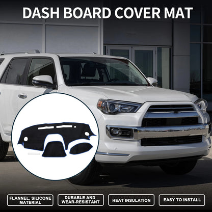 Dashboard Dash Cover Mat for Daihatsu Cast LA250S/LA260S (2014–2020) Black Blue Set