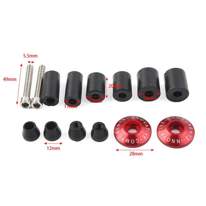 7/8" Handlebar End Weights Grips Cap Plugs for Dirt Bike Motor Blue