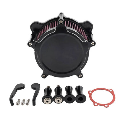 Motorcycle Air Filter Intake Cleaner for Harley Dyna, Street Bob, Softail