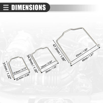 1 Set Radiator Hose Clip for BMW E39 E38 E60 E90