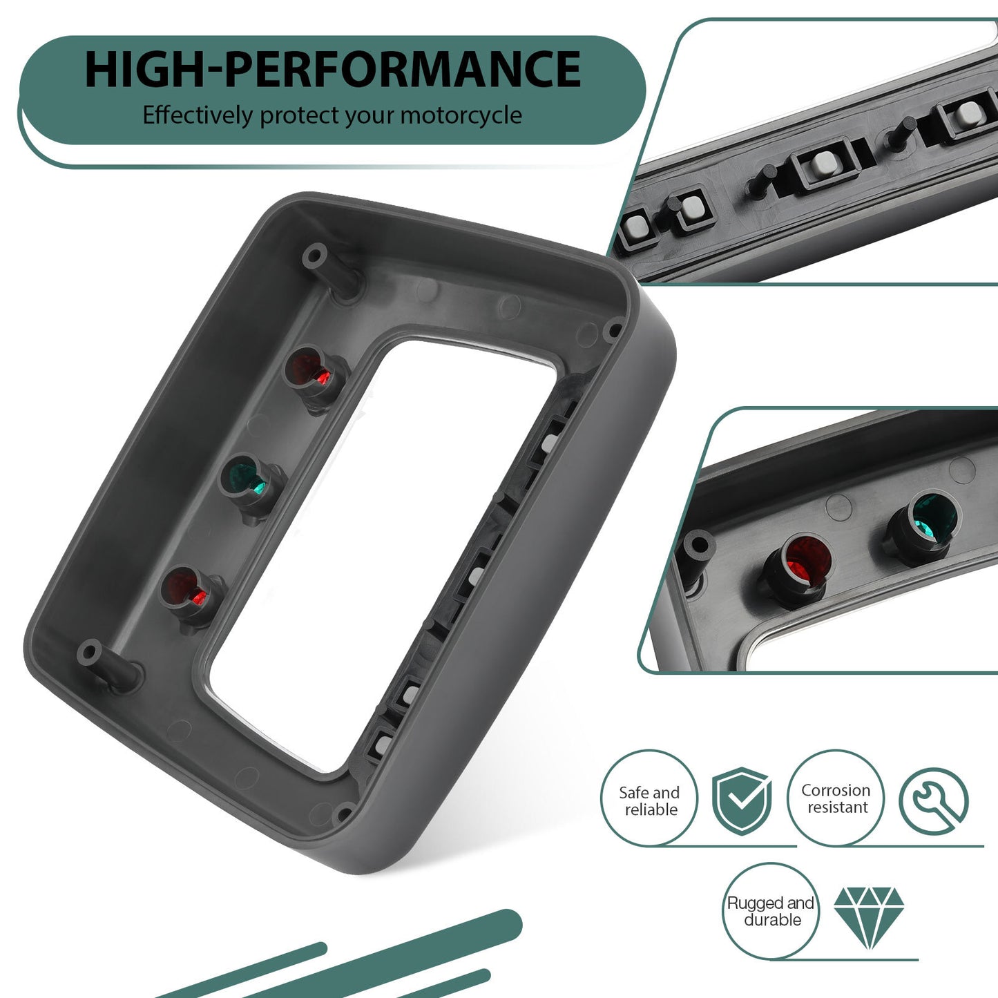 Speedometer Dash Upper Case for Honda Foreman Rubicon 500 (2001–2004)