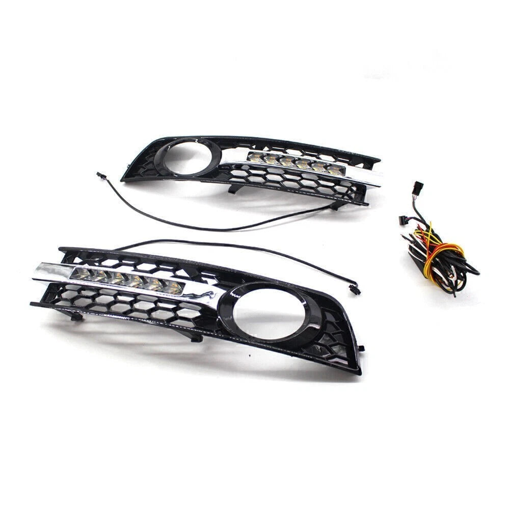 Left Front Bumper Fog Light Grille for Audi Q5 SQ5 (2018–2022)