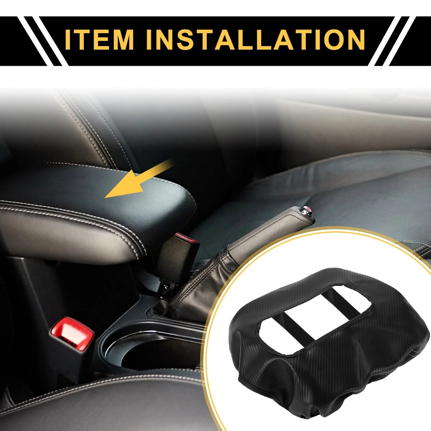 Center Console Lid Armrest Cover for Chevrolet Silverado 1500 (2007-2013)