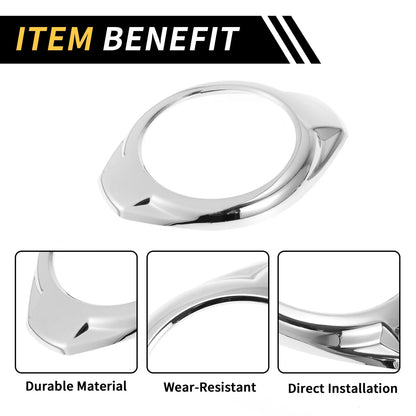 A Pillar Speaker Ring Cover Trim for Jeep Wrangler JK JKU (2007–2018) Silver Tone