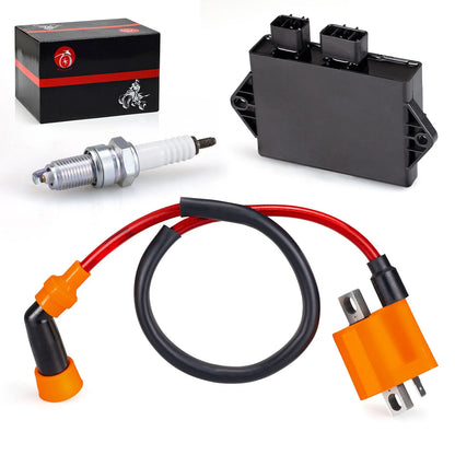 Ignition Coil CDI Spark Plug for Yamaha Warrior 350 (1997–2001)
