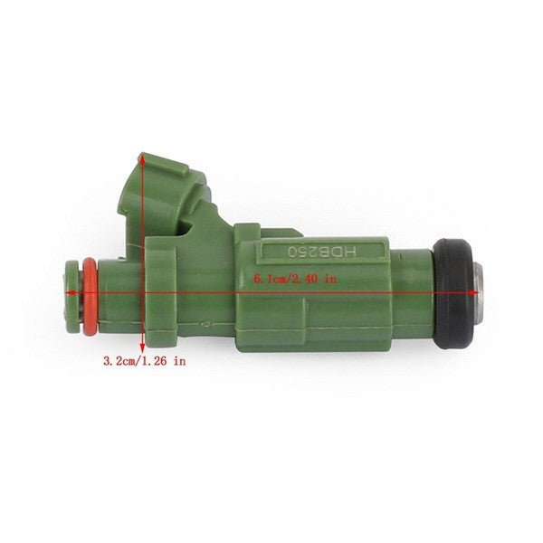 Set of 4 Fuel Injectors for Mitsubishi Lancer (2004–2007)