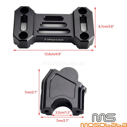 Handlebar Risers Pull Back W/ Top Clamp Cover for Pan America 1250 CVO (2021-2023)