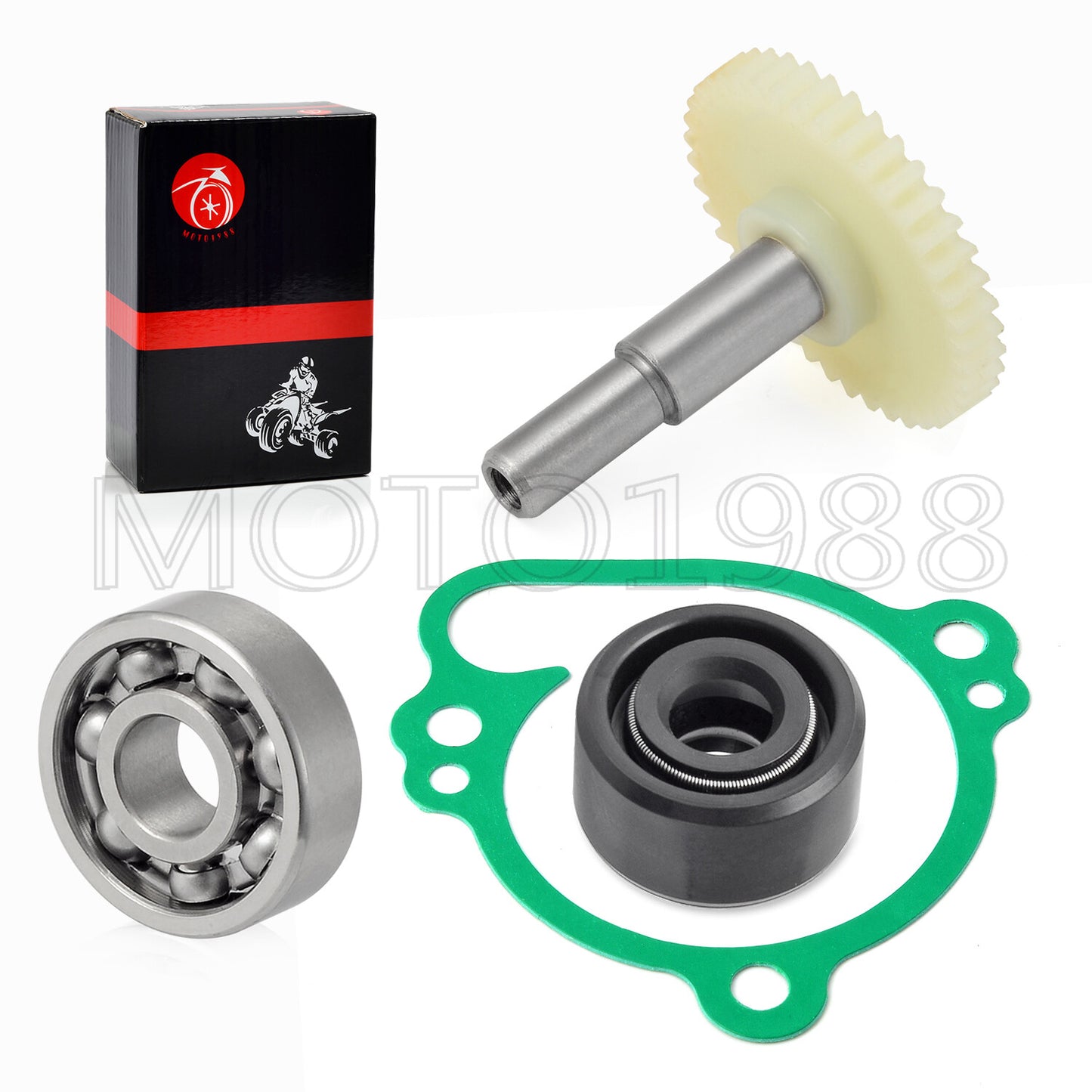 Water Pump Impeller Gear Rebuild Kit for Kawasaki KX80 KX85 KX100