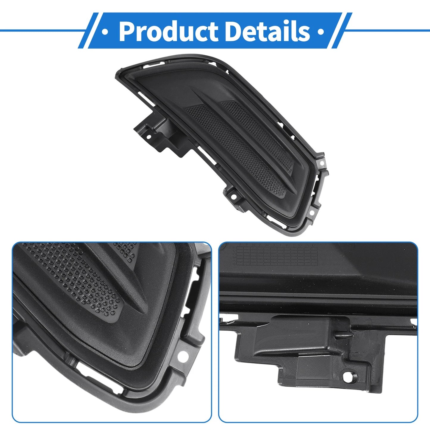 1 Pc Front Right Fog Light Grill for Ford Fusion (2013-2016)