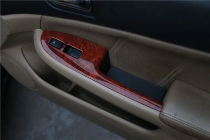 Wood Grain Window Door Lock Control Switch Trim for Honda Accord (2004–2007)
