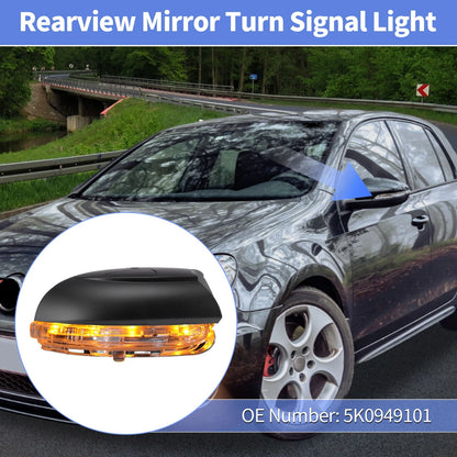 Side Mirror Turn Signal Light for VW Golf MK6 (2008–2014) 1 pcs Front Left