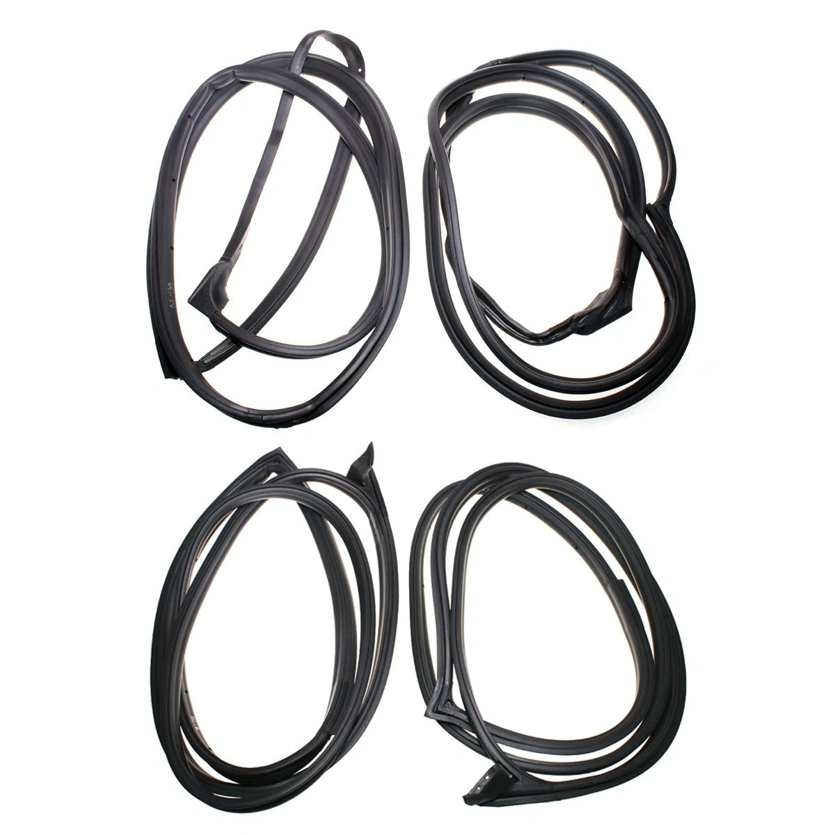 Set of 4 Door Weatherstrips for Mercedes-Benz W124 Sedan (1986–1995)
