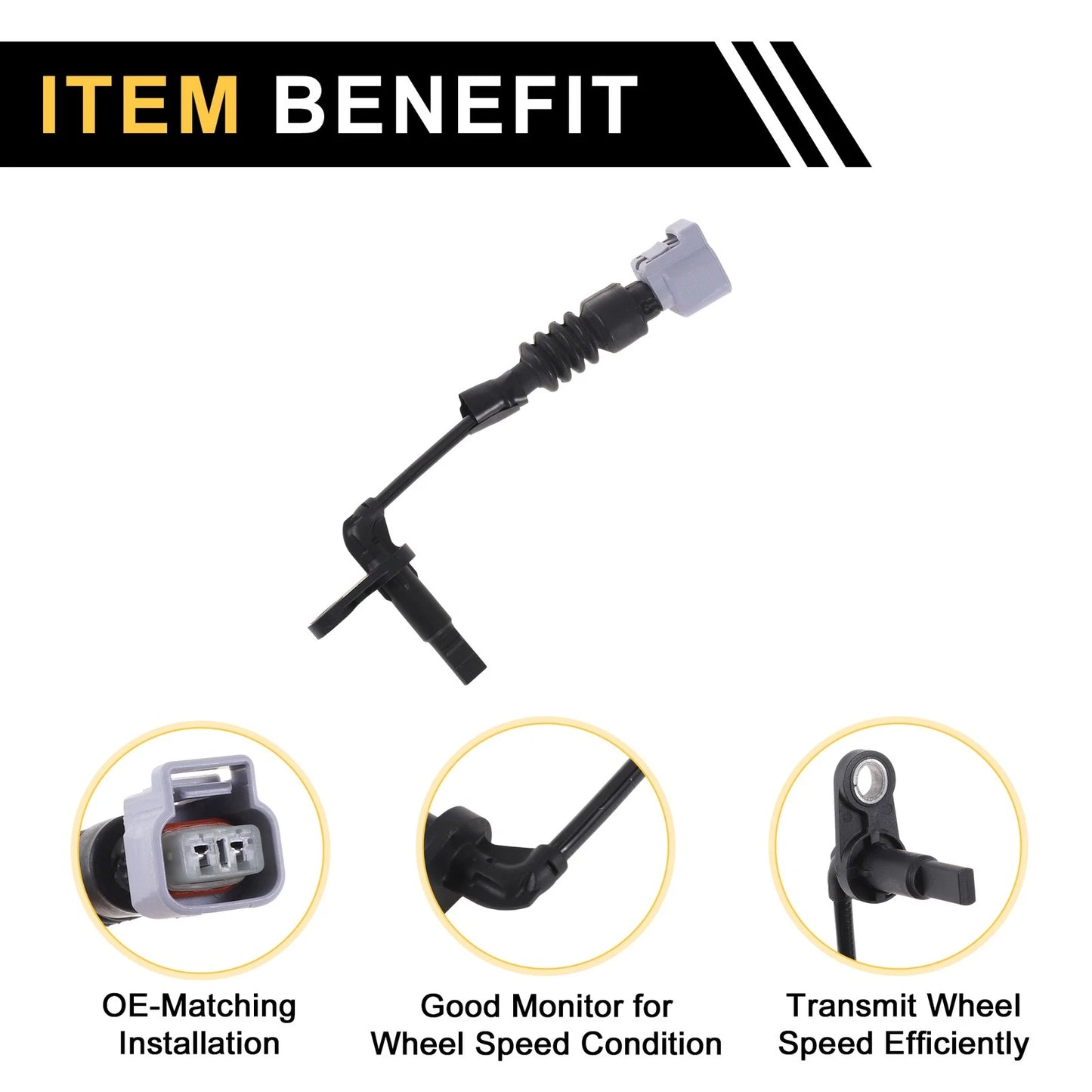 ABS Wheel Speed Sensor No. 8954348070 for Toyota RX450 (2010–2015)