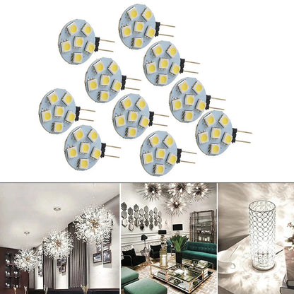10 x DC12V G4 5050 SMD 6 LED Bulb Lamp for Car