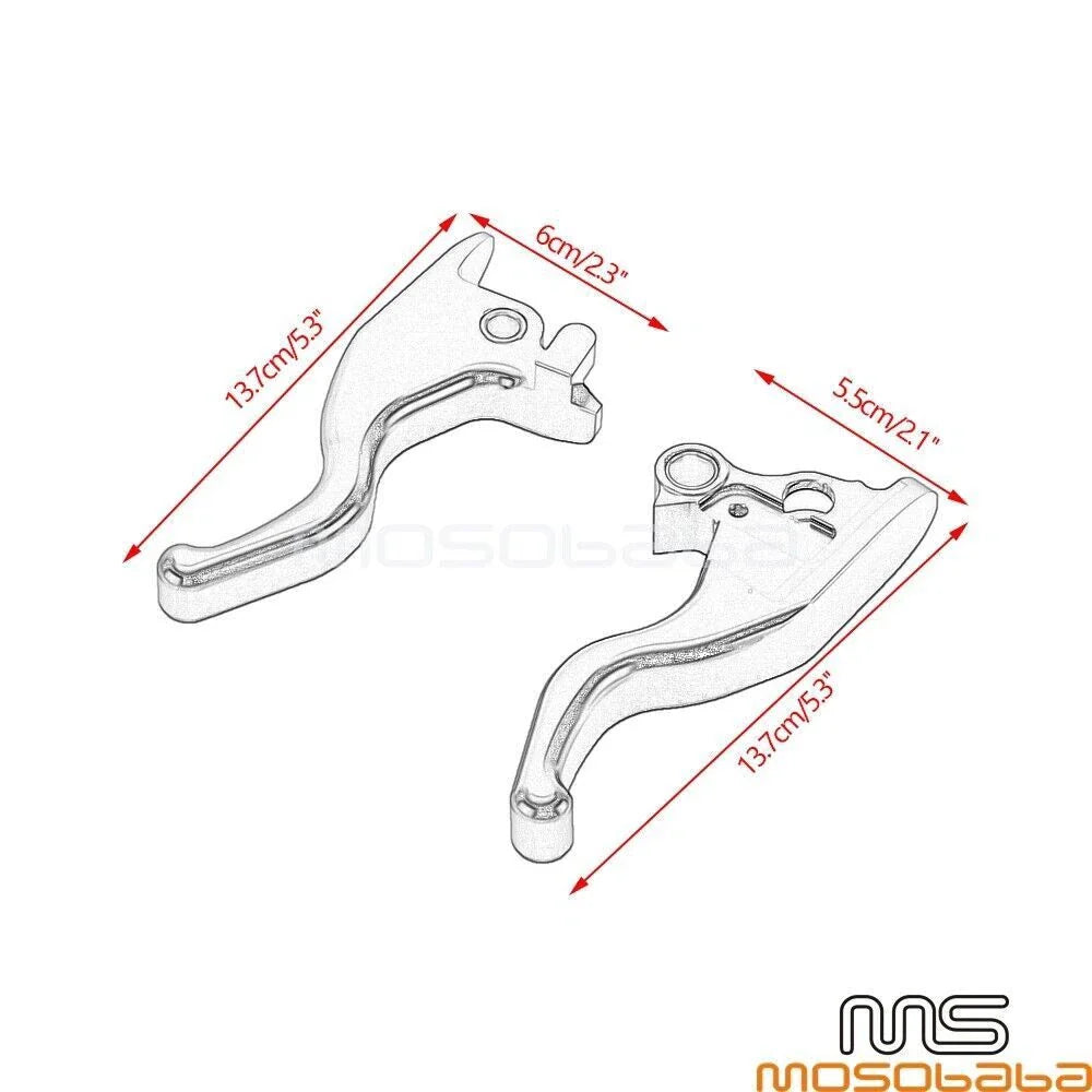 3.5'' Brake Clutch Levers for Harley Softail FXST FXBB FLDE FXLR (2015-2022)