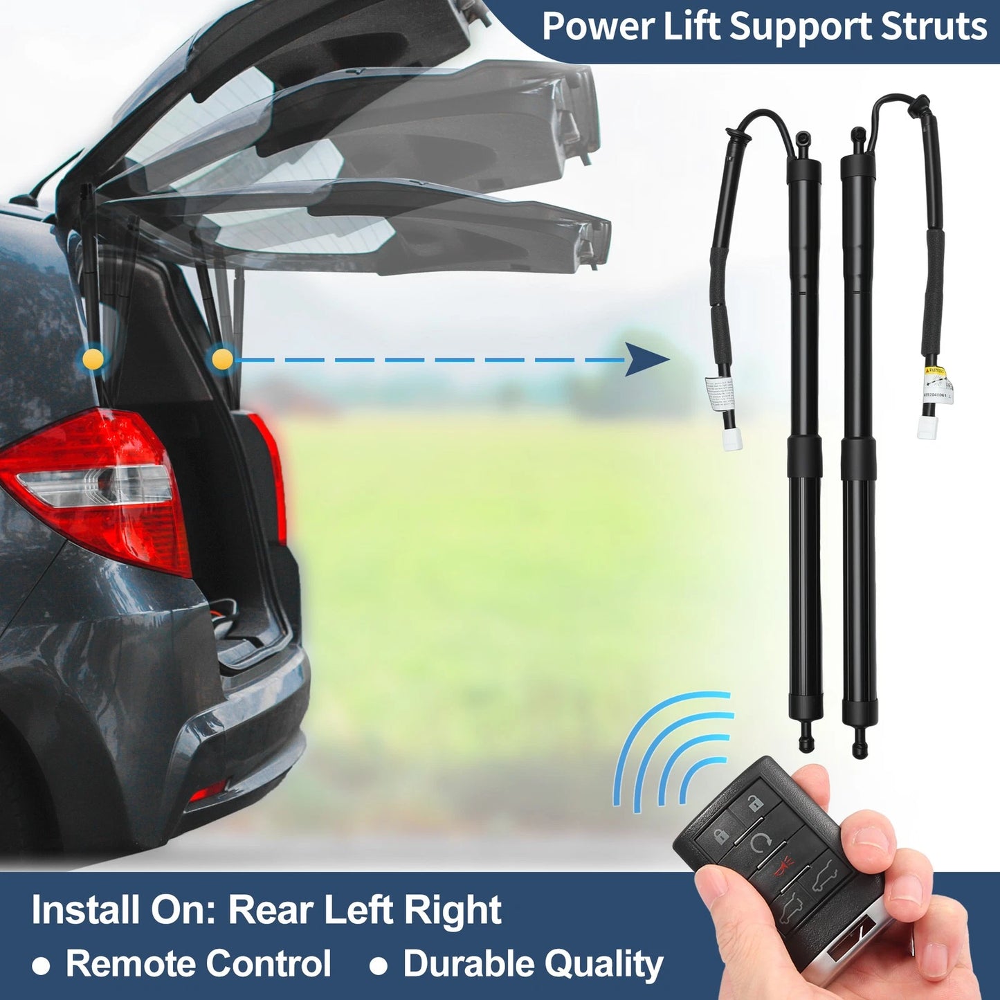 Set of 2 Rear Tailgate Power Lift Supports for Lexus RX350L (2018–2022) 68920-48061