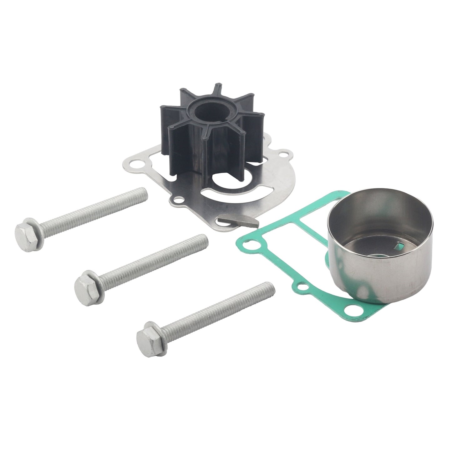 Water Pump Impeller Kit for Tohatsu 9.9 15 18 20 HP (2 & 4 Stroke)