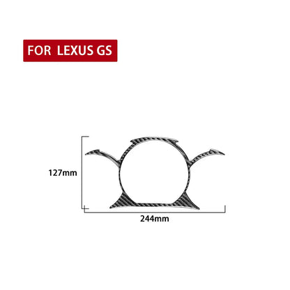 Carbon Fiber Speedometer Frame Cover for Lexus GS300/350/430/450h (06-11)