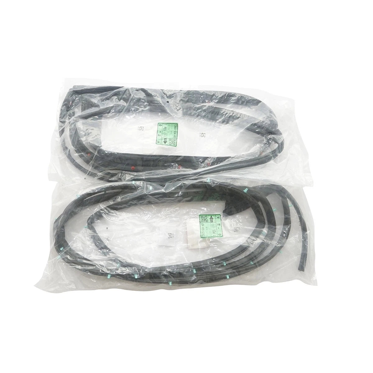 Set of 2 Rear Door Weatherstrip Rubber Seals for Honda Accord (2003–2007)