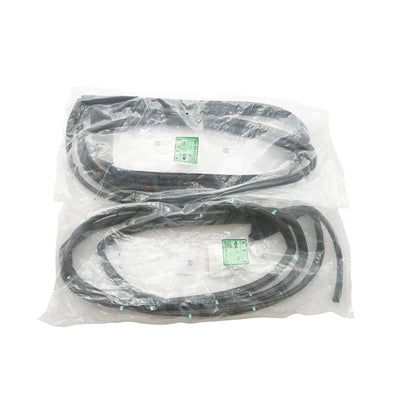 Set of 2 Rear Door Weatherstrip Rubber Seals for Honda Accord (2003–2007)