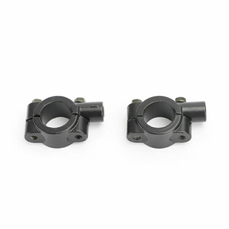 Mirror Brackets 10mm CW for Motorcycle Enduro Quad Scooter (22mm Handlebars)
