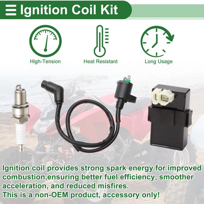 Ignition Coil Set for Honda FourTrax 300 TRX300 2x4 (1994–1997) No. 30410HM5505