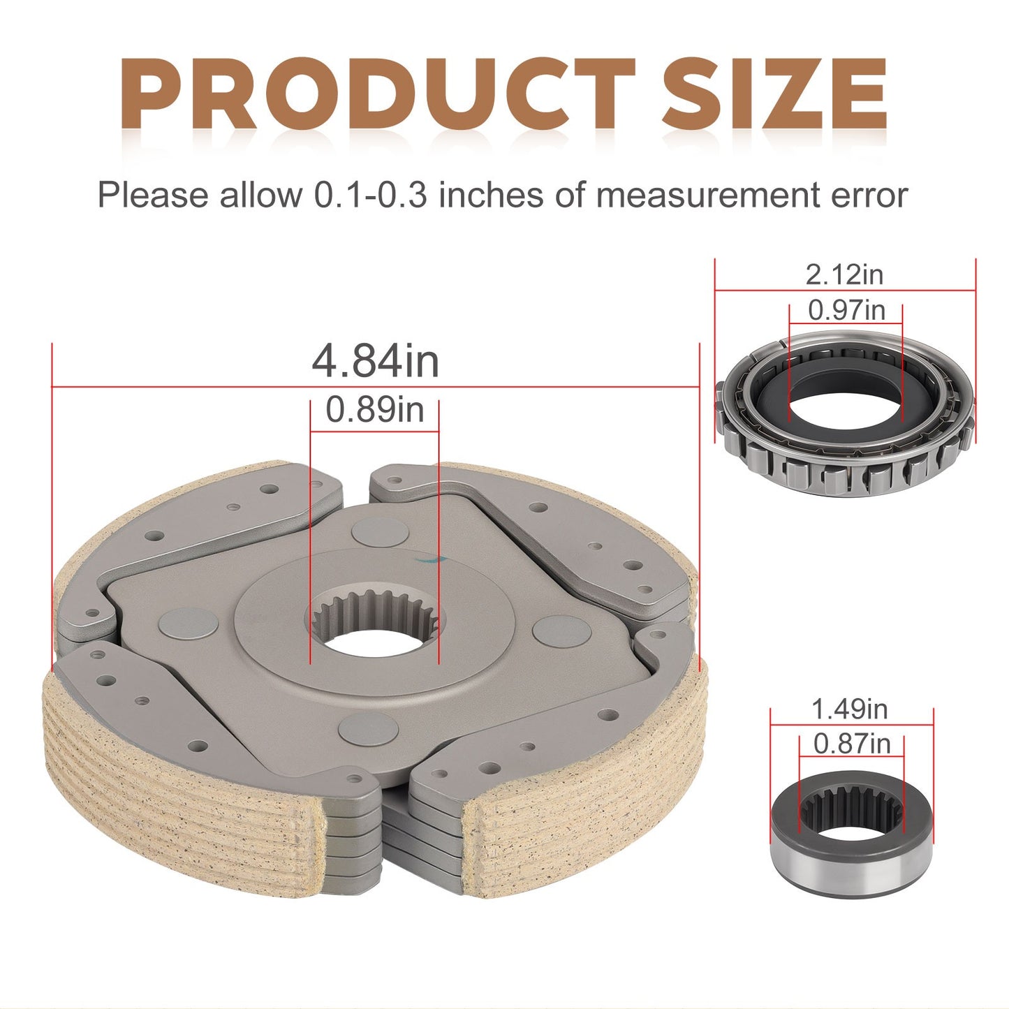 Wet Clutch Centrifugal Carrier & Bearing for Kawasaki Bayou 300 (1986–1987)
