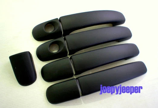 Matte Black Door Handle Cover Trim for Ford Ranger (2012-2018)
