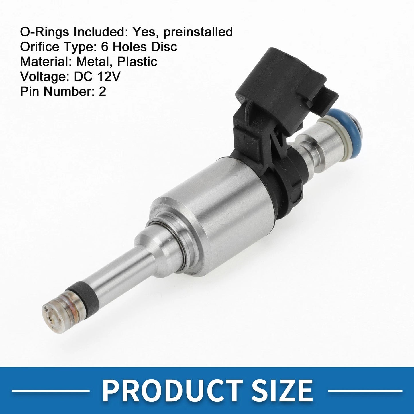 Fuel Injector No. 12662564 for Chevy Malibu (2013–2015) 2.5L Black
