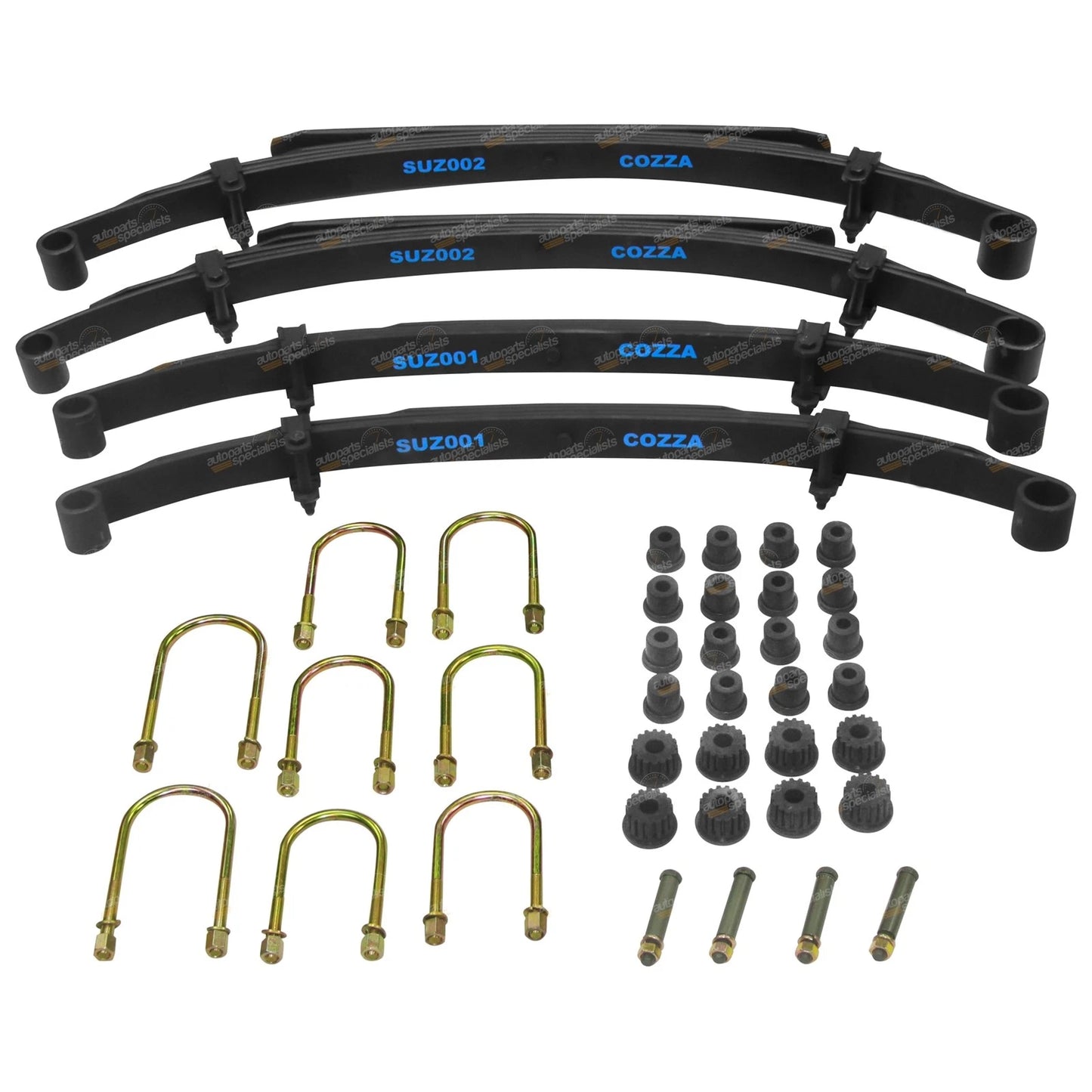 Set of 4 Leaf Springs for Suzuki Sierra SJ50 SJ70 SJ410 SJ413 (1980–1990)