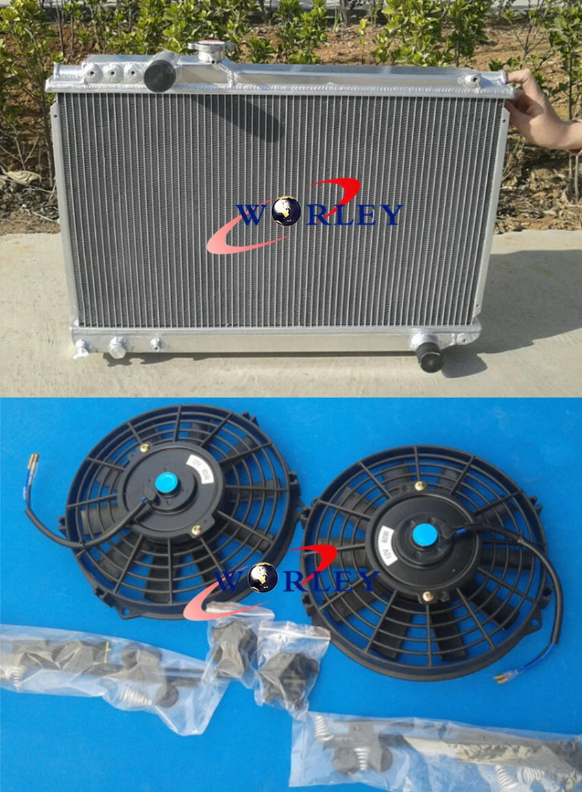 3Row Radiator with Shroud for Toyota Supra Soarer MK3 (1986–1992)