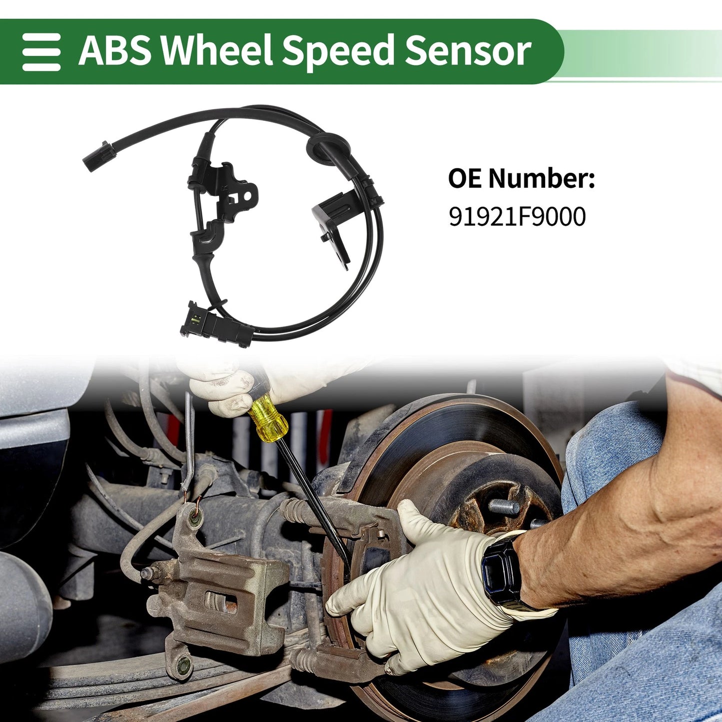 ABS Wheel Speed Sensor No. 91921F9000 for Hyundai Verna (2010–2021)