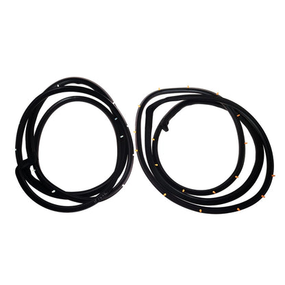 Front Door Weatherstrip Pair for Toyota Corolla 4-Door (1983–1987)