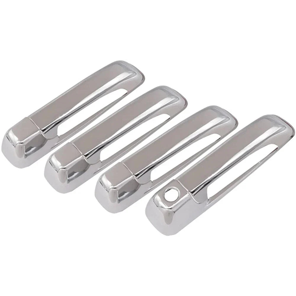 4 Pcs Chrome Door Handle Covers for Dodge Ram 1500 2500 3500 4500 (2009-2018)