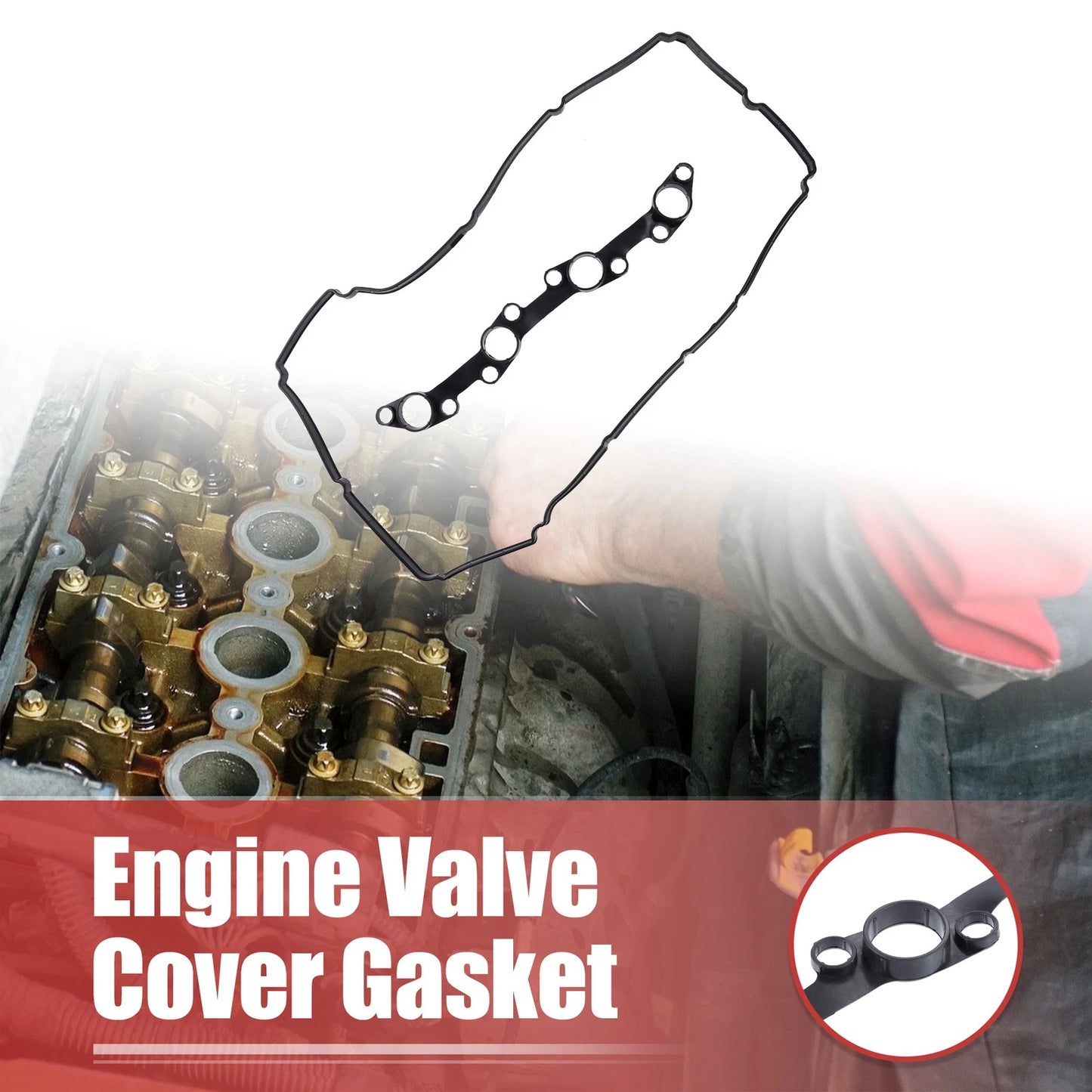 Set of 2 Engine Valve Cover Gasket for Toyota Tacoma (2005–2015) VS50717R