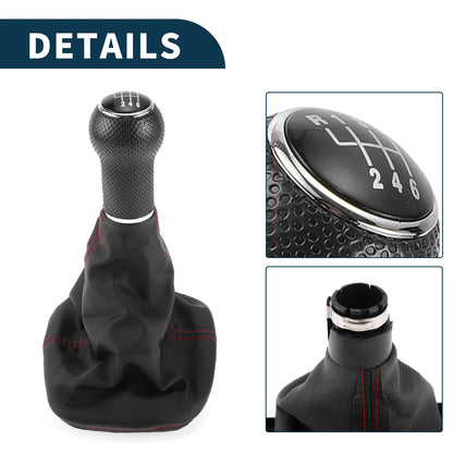 6 Speed Gear Shift Knob W/ Cover No. 1J0711113C for Volkswagen Golf (1998–2006)