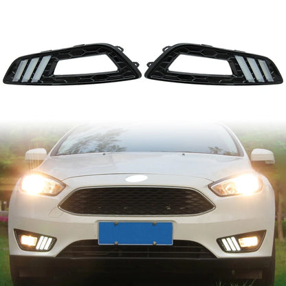 2X LED DRL for Ford Focus (2015–2016) Daytime Running Lights Yellow White