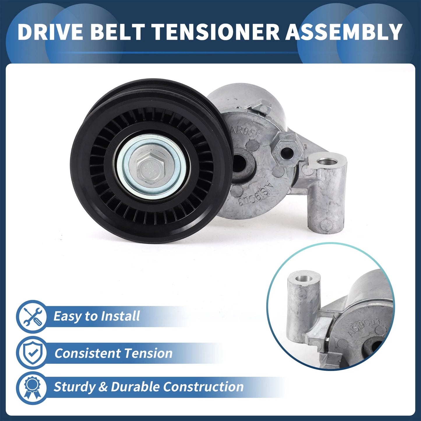 Belt Tensioner for Ford Focus (2012–2018) No.DS7E6A228AA Metal