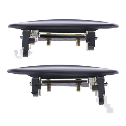 Set of 2 Outer Door Handles for Kia Rio (2002–2005) Smooth Black