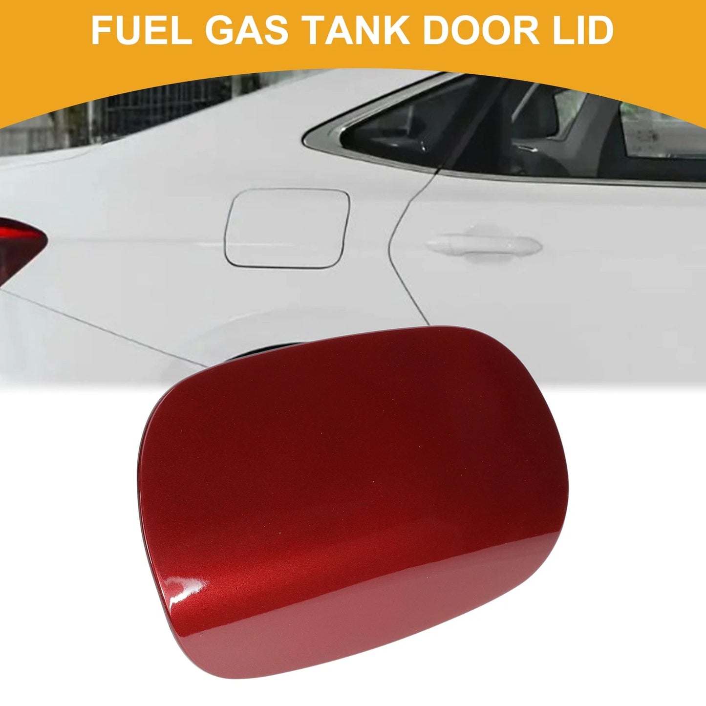 Fuel Tank Door Cap for Mercedes-Benz W205 (2014–2021) Red Filler Flap Cover