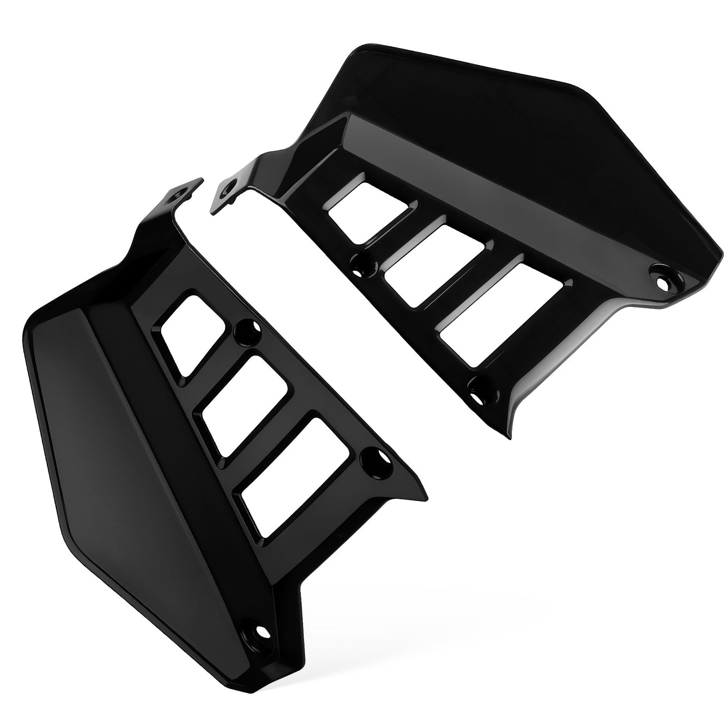 Set of 2 Black Radiator Shrouds for Honda ATC250R (1985–1986)