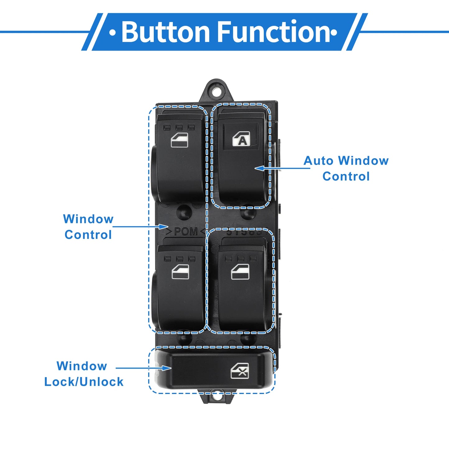 Power Window Switch for Toyota Avanza (No. 84820BZ170)