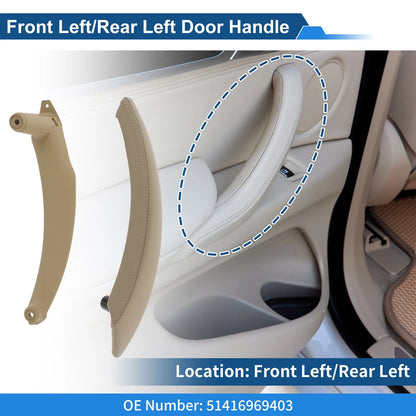 Inner Door Panel Handle for BMW X5 X6 E70 E71 E72 (2007–2013) No. 51416969403 Beige