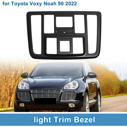 Front Row Light Trim Bezel for Toyota Voxy Noah (2022) Black