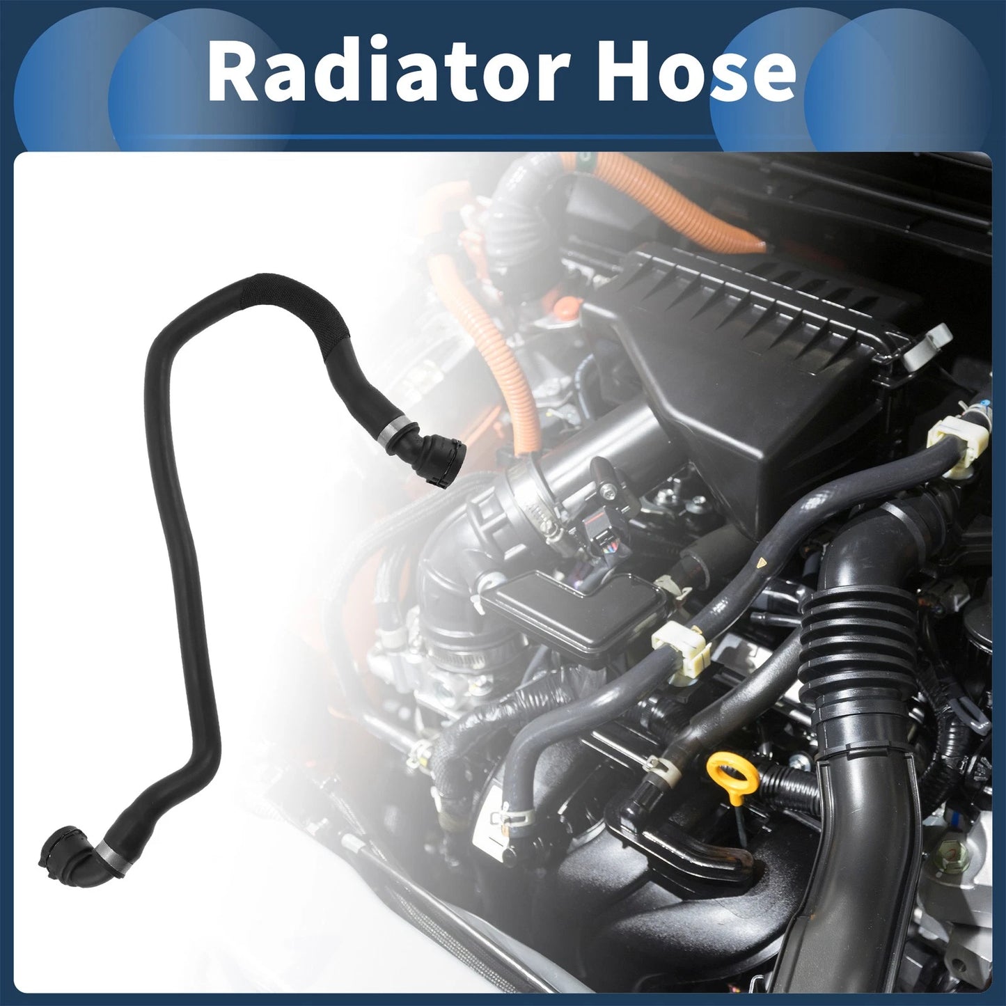 Radiator Hose for BMW X3 (2007–2010) No. 17123422785 Rubber 1 Pc