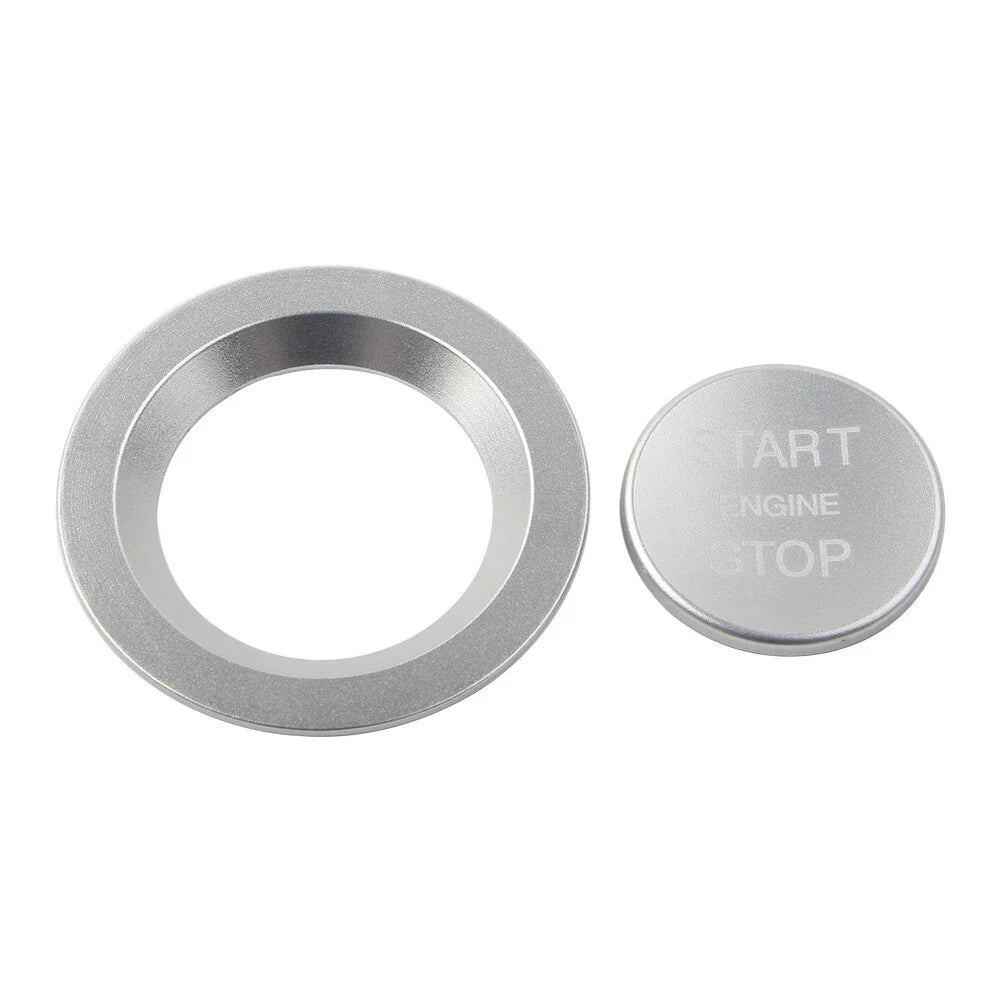 Keyless Engine Push Start Button w/ Ring for Land Rover & Jaguar (2013-2023)