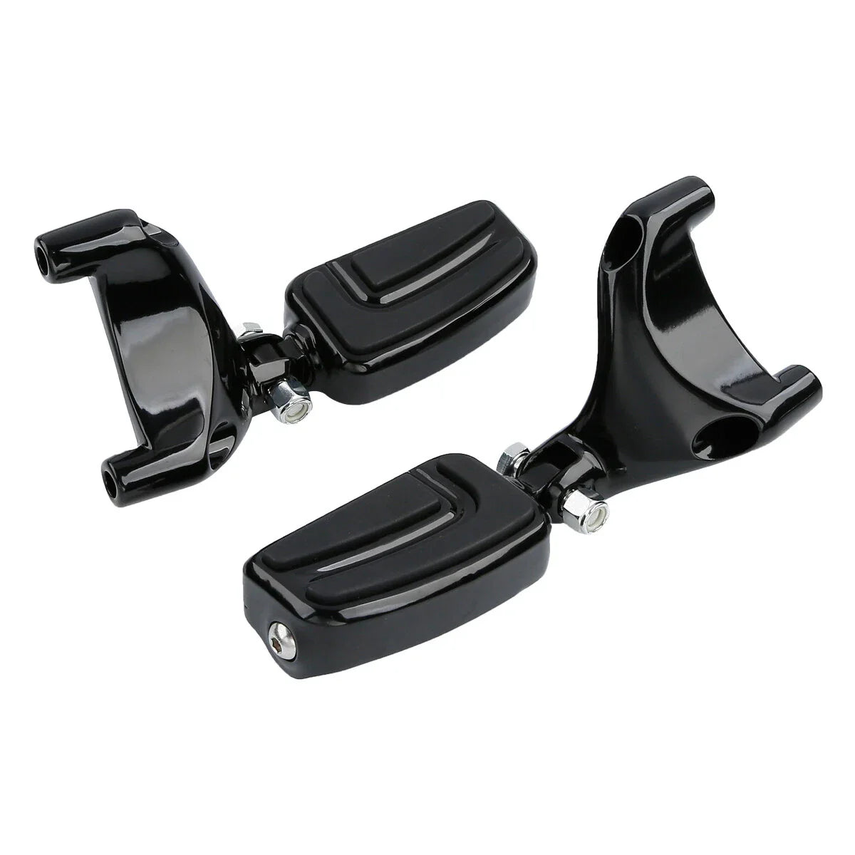 Black Passenger Footpegs for Harley Sportster 883 1200 (2004-2013)