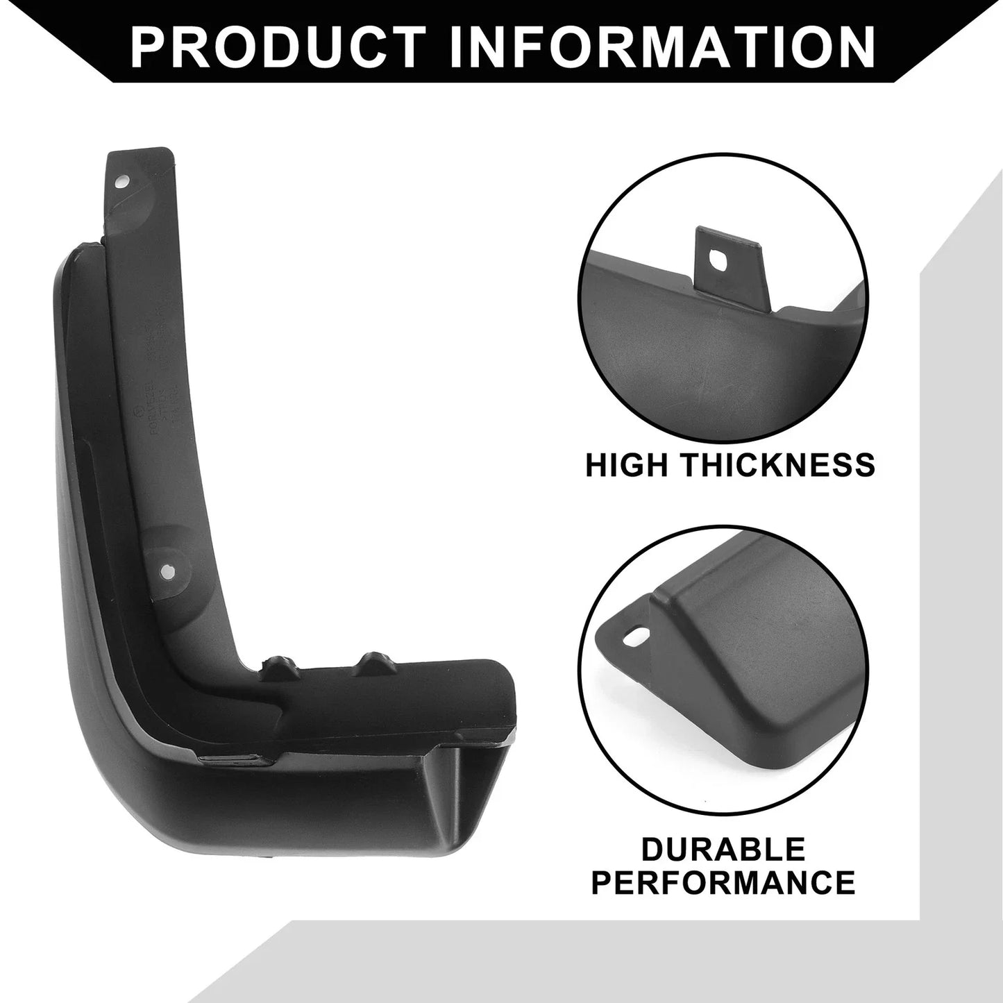 Front & Rear Mud Flap Splash Guards for Honda HR-V (2016-2021)